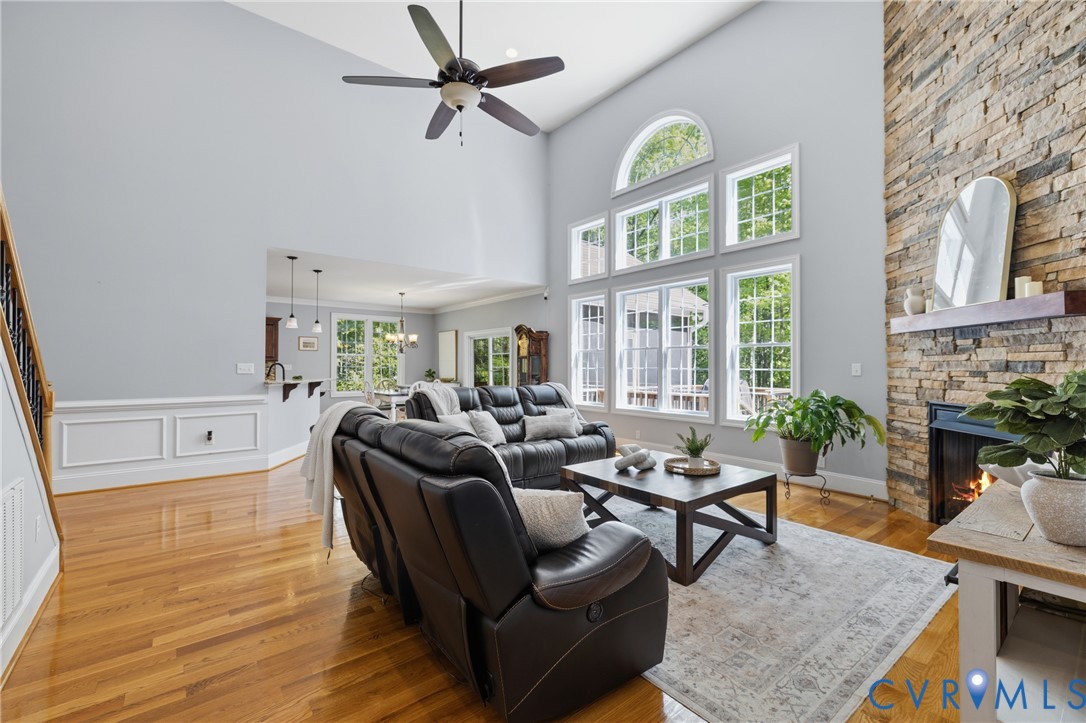 8825 First Branch Lane Chesterfield, VA 23838 - Photo 13 of 49 a living room with furniture and a large window