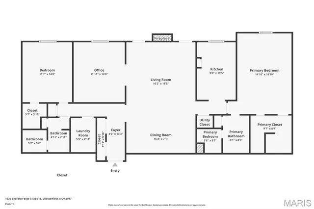 $289,000 | 1530 Bedford Forge Court, Unit 15, Chesterfield, MO 63017