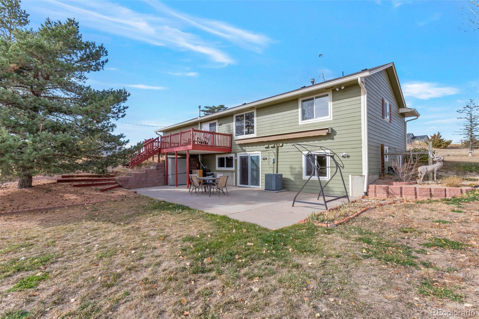 8678 Lariat Loop Elizabeth, CO 80107 - Photo 5 of 50 a view of a house with backyard and sitting area