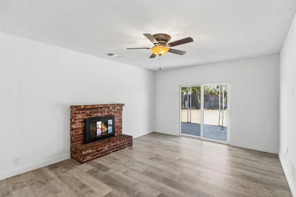 a view of livingroom with hallway