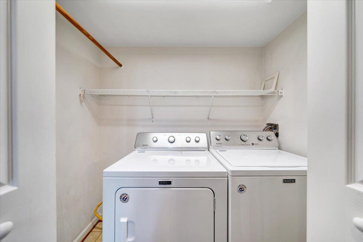 1093 Hales Ford Road Moneta, VA 24121 - Photo 29 of 45 a utility room with dryer and washer