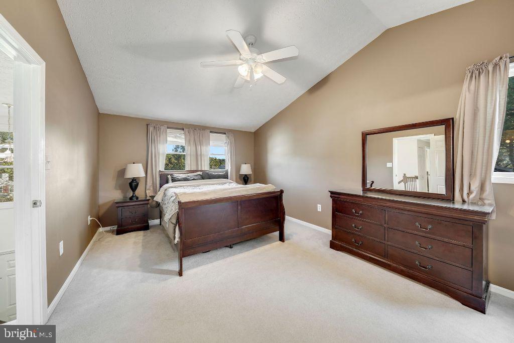 3041 Memory Lane Silver Spring, MD 20904 - Photo 20 of 35 Principal bedroom with vaulted ceiling and fan