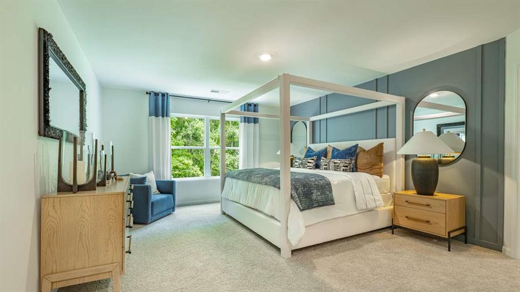 3568 Matthew Court Decatur, GA 30030 - Photo 16 of 30 a bed room with a bed and a television