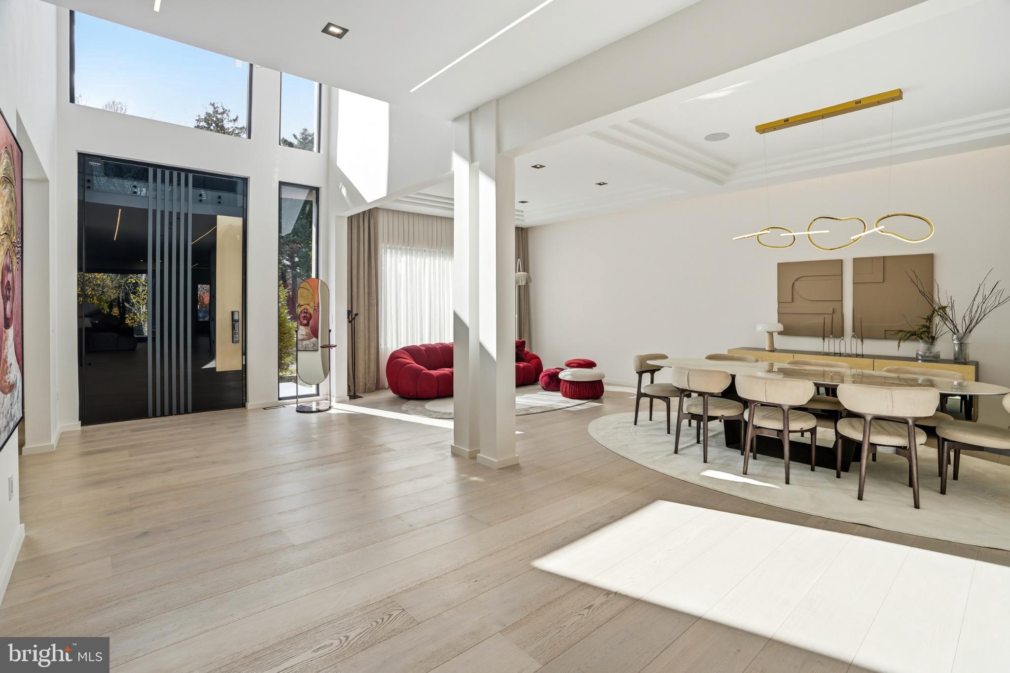 9408 Old Courthouse Road Vienna, VA 22182 - Photo 4 of 92 a view of a dining room with furniture and chandelier