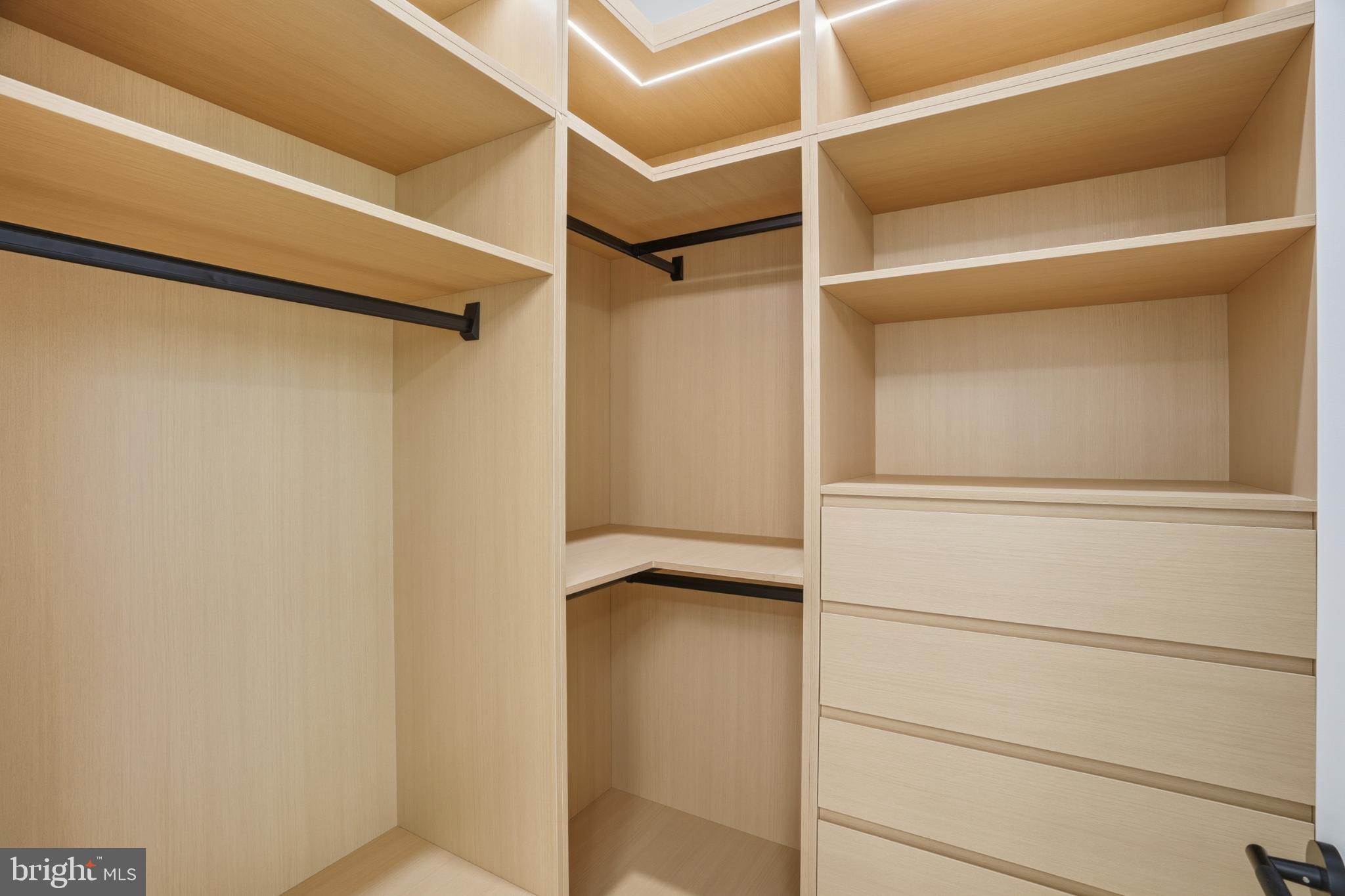 9408 Old Courthouse Road Vienna, VA 22182 - Photo 59 of 92 Sleek, modern closet with ample storage space.