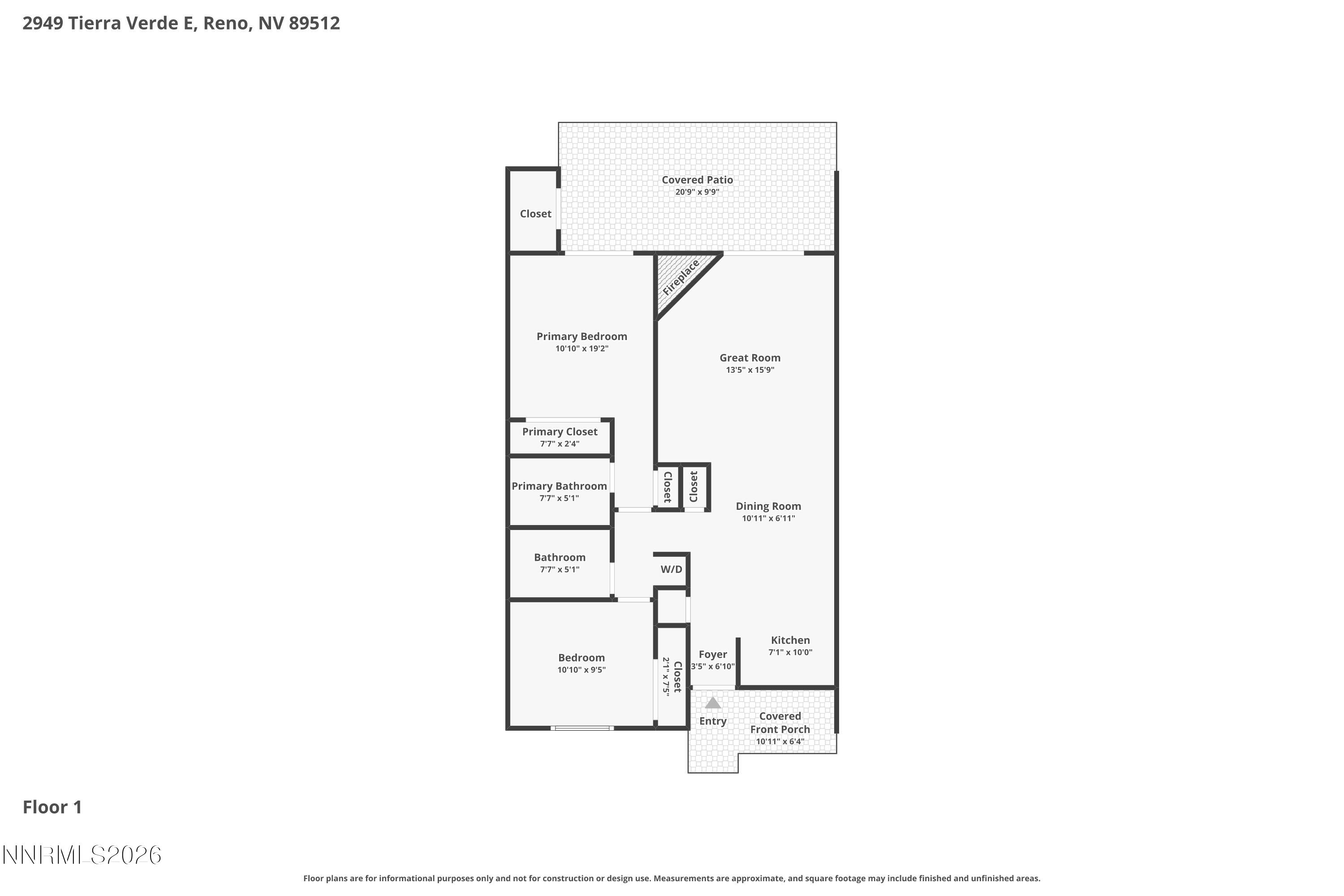 2949 Tierra Verde East Reno, NV 89512 - Photo 18 of 18 Floorplan
