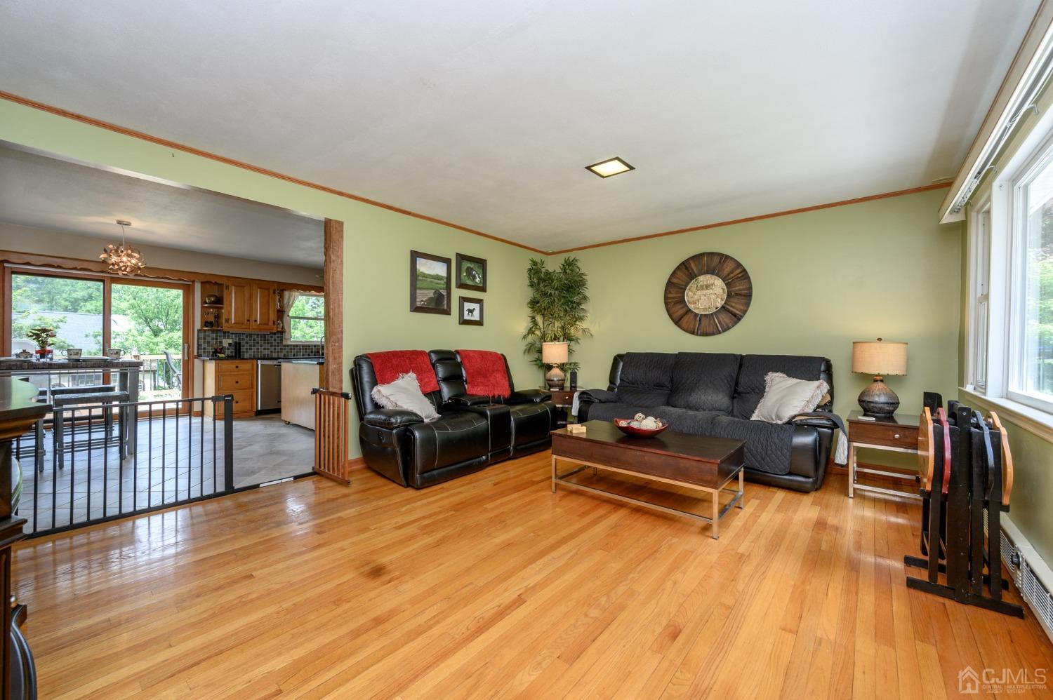 119 Mt Grove Road Califon, NJ 07830 - Photo 4 of 40 a living room with furniture and a wooden floor