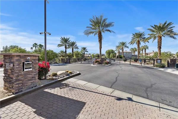 a view of a street with a building