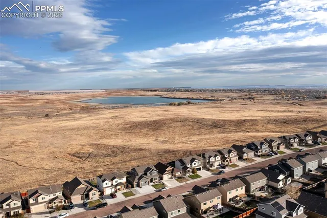 a view of an ocean and beach