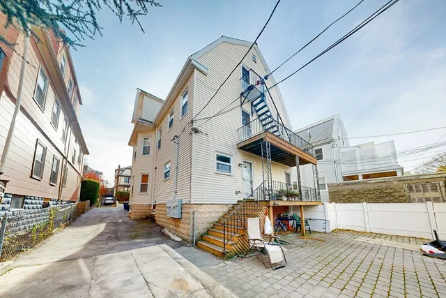 a view of a house with sitting area