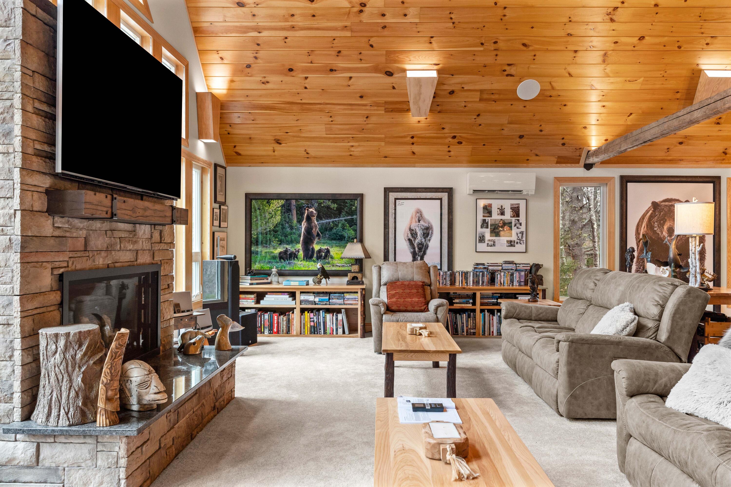 54 Stonetree Road Arrowsic, ME 04530 - Photo 22 of 52 great-room-tv-area-54-stonetree-road-arr
