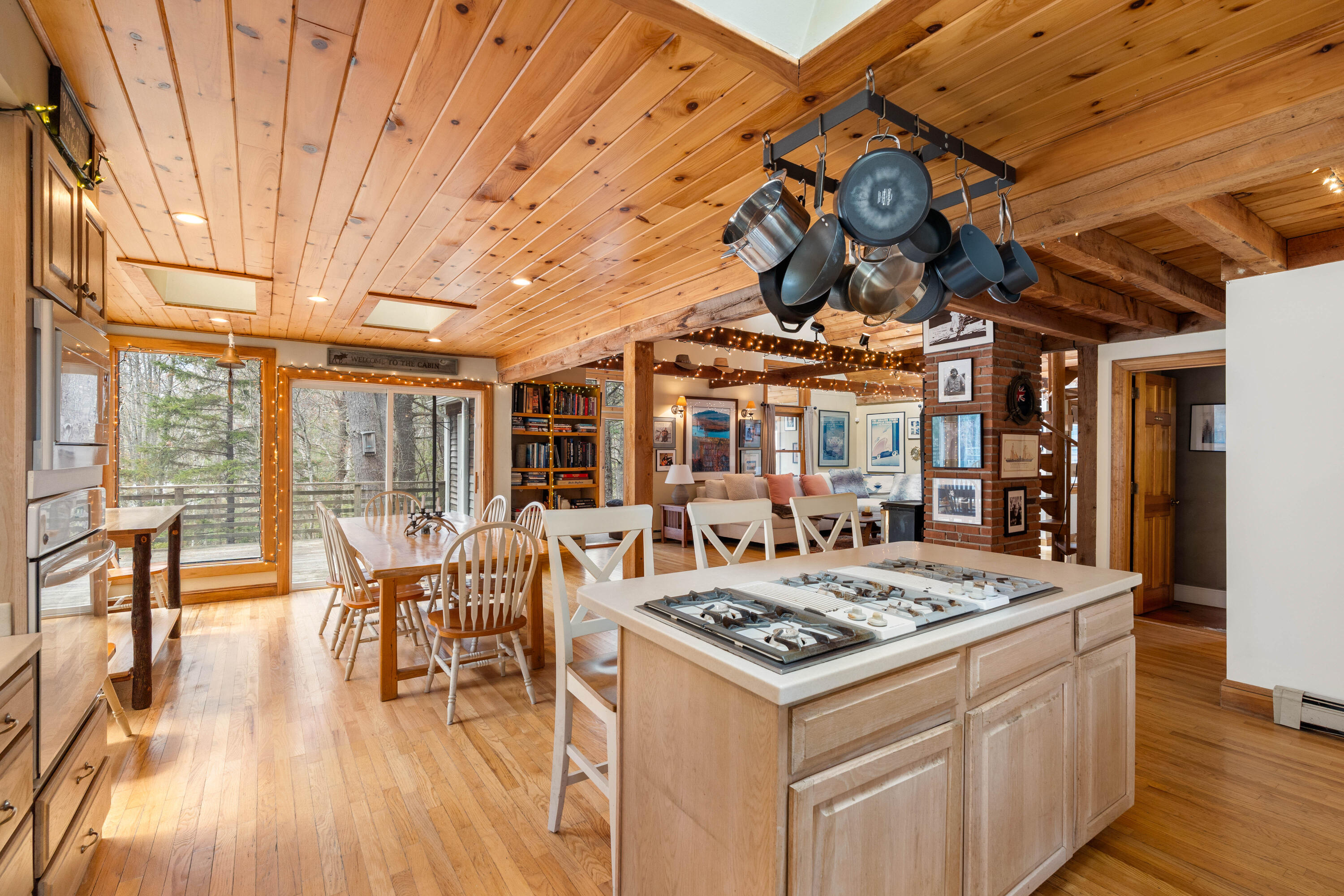 54 Stonetree Road Arrowsic, ME 04530 - Photo 7 of 52 kitchen-dining-slider-54-stonetree-road-
