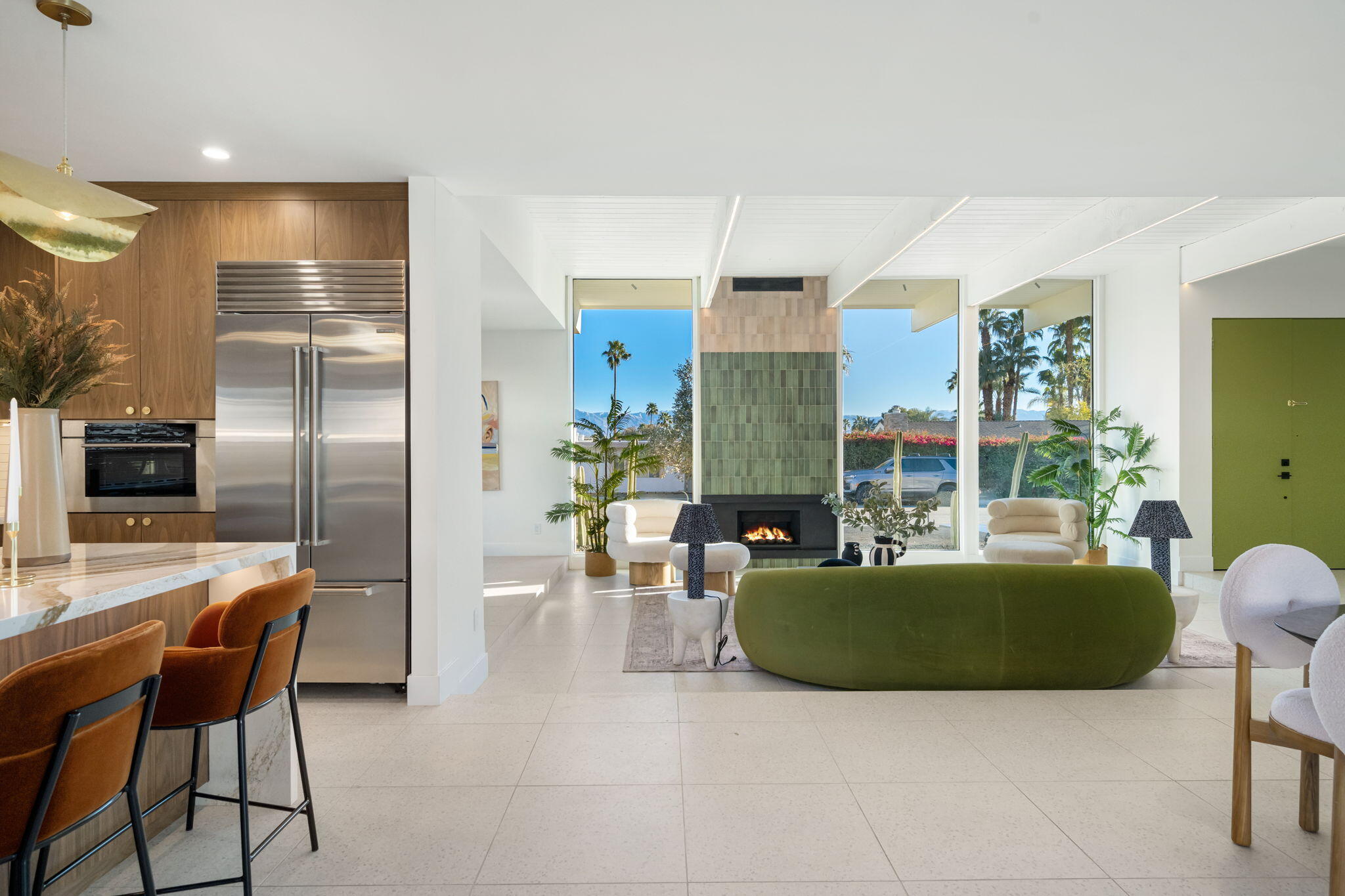71459 Halgar Road Rancho Mirage, CA 92270 - Photo 27 of 46 a living room with furniture and a large window