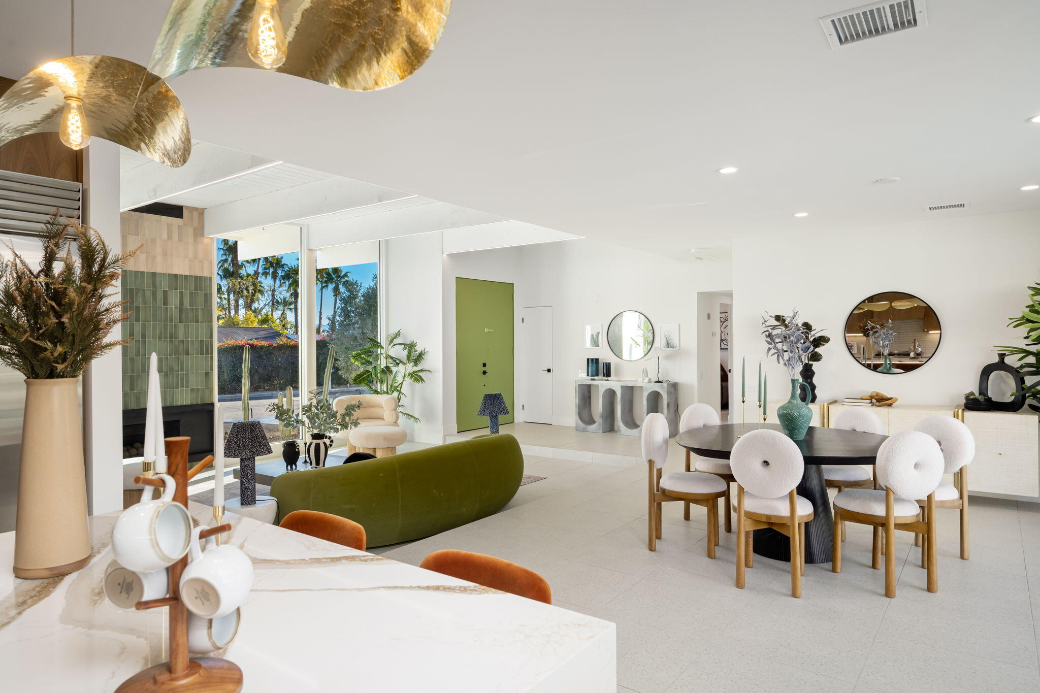 71459 Halgar Road Rancho Mirage, CA 92270 - Photo 30 of 46 a living room with furniture and a large window