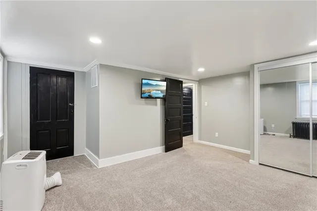 a view of an empty room