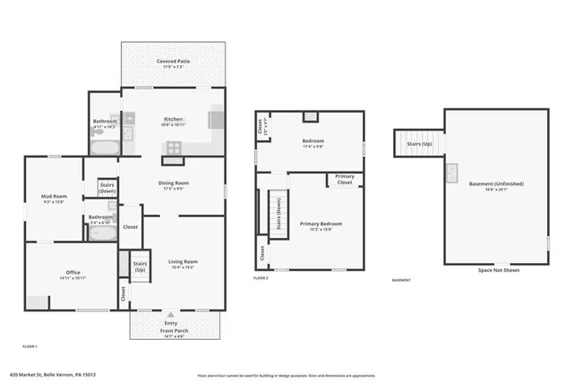 $135,000 | 420 Market Street, Belle Vernon, PA 15012