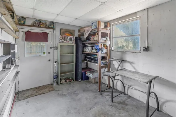 a view of a storage & utility room