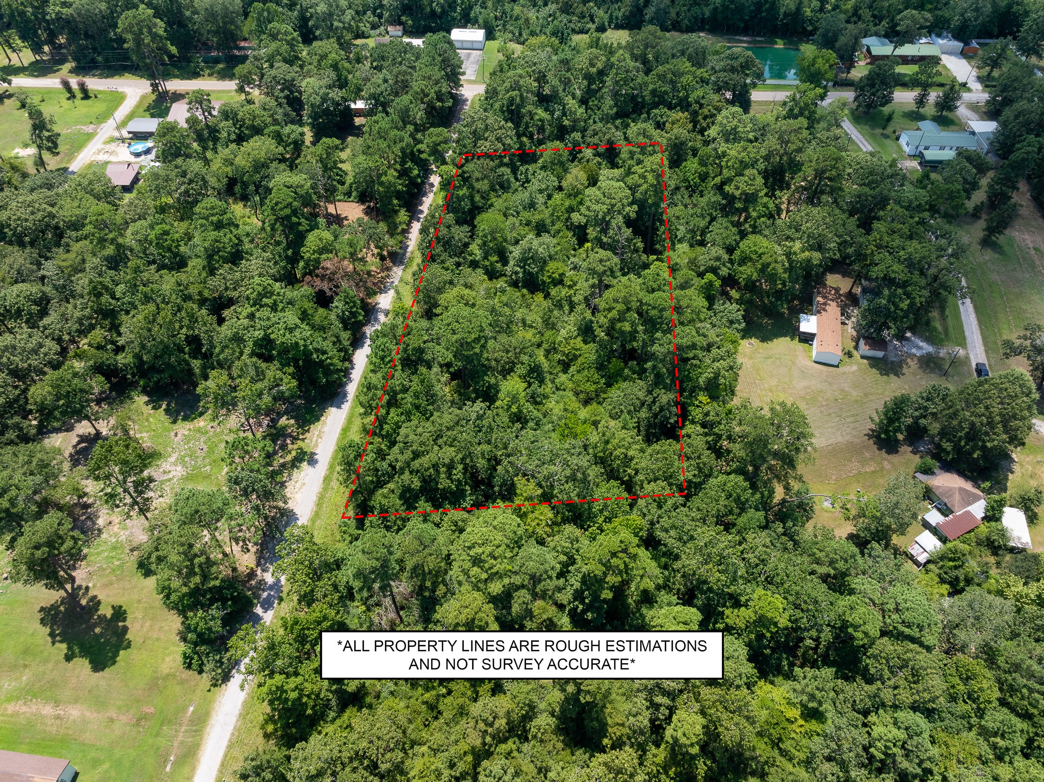 Tba Buzzard Roost Trail Trinity, TX 75862 - Photo 3 of 21 an aerial view of a house with a yard