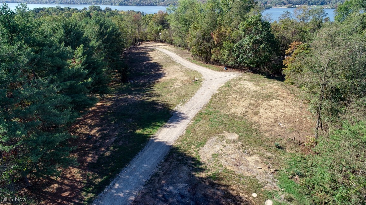 Drone / aerial view of a heavily wooded area