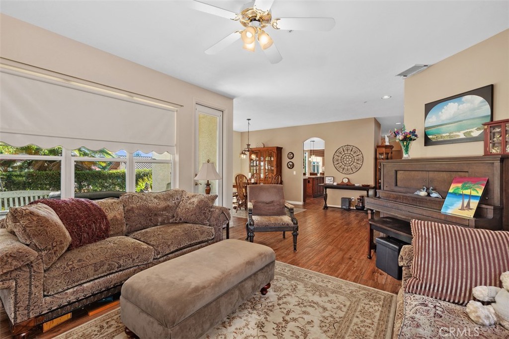 1957 Cresthaven Drive Vista, CA 92084 - Photo 7 of 47 a living room with furniture and a flat screen tv