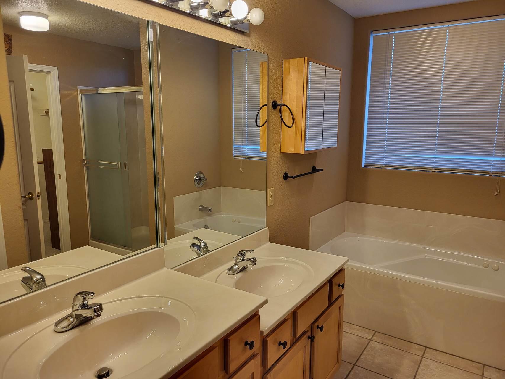 1120 South Sycamore Circle Payson, AZ 85541 - Photo 19 of 44 a bathroom with a tub sink and mirror
