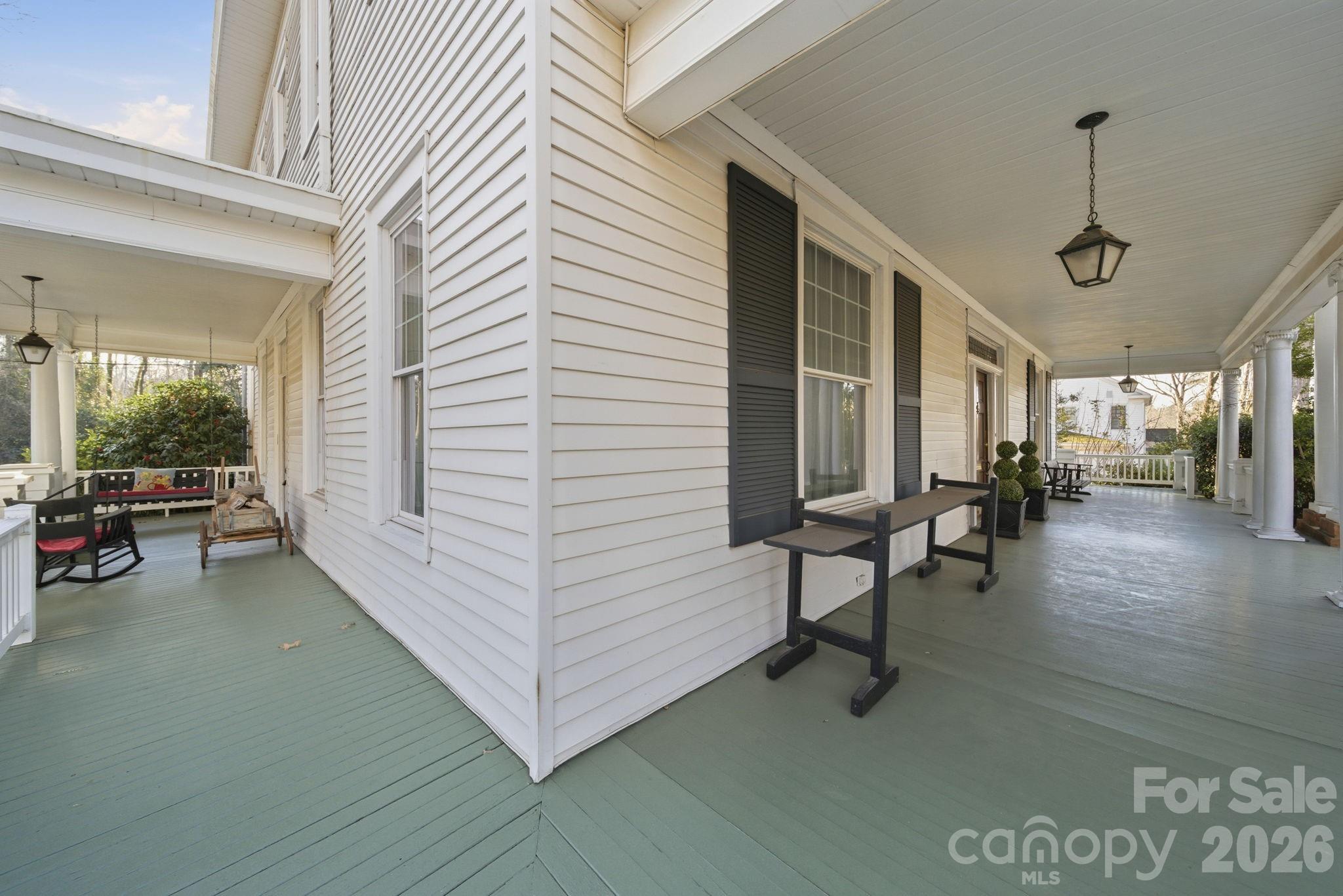 515 Camden Road Wadesboro, NC 28170 - Photo 34 of 36 a view of a porch with furniture and a gate
