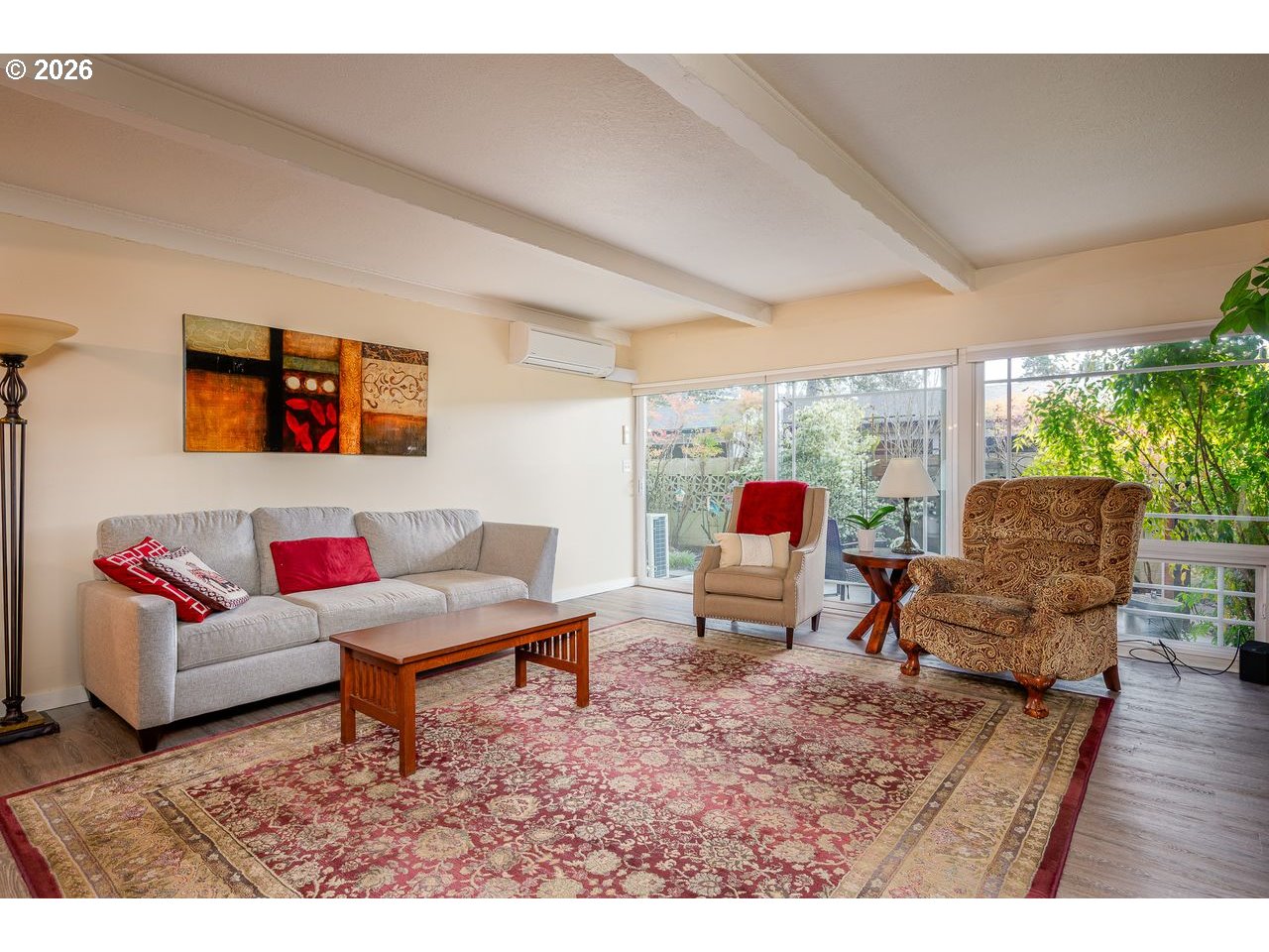 4460 Southwest Scholls Ferry Road, Unit 6A Portland, OR 97225 - Photo 4 of 25 a living room with furniture and a wooden floor
