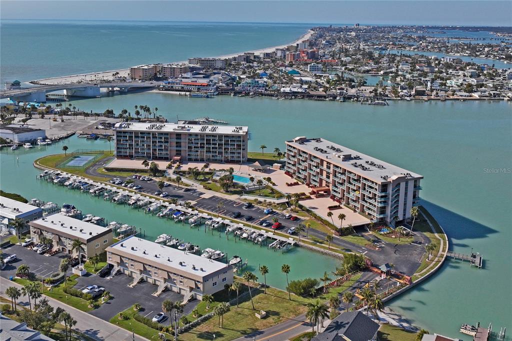 1 Key Capri, Unit 312E Treasure Island, FL 33706 - Photo 44 of 86 an aerial view of a city