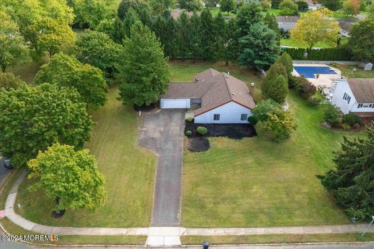 490 Iron Bridge Road Freehold, NJ 07728 - Photo 30 of 40 an aerial view of residential house with outdoor space