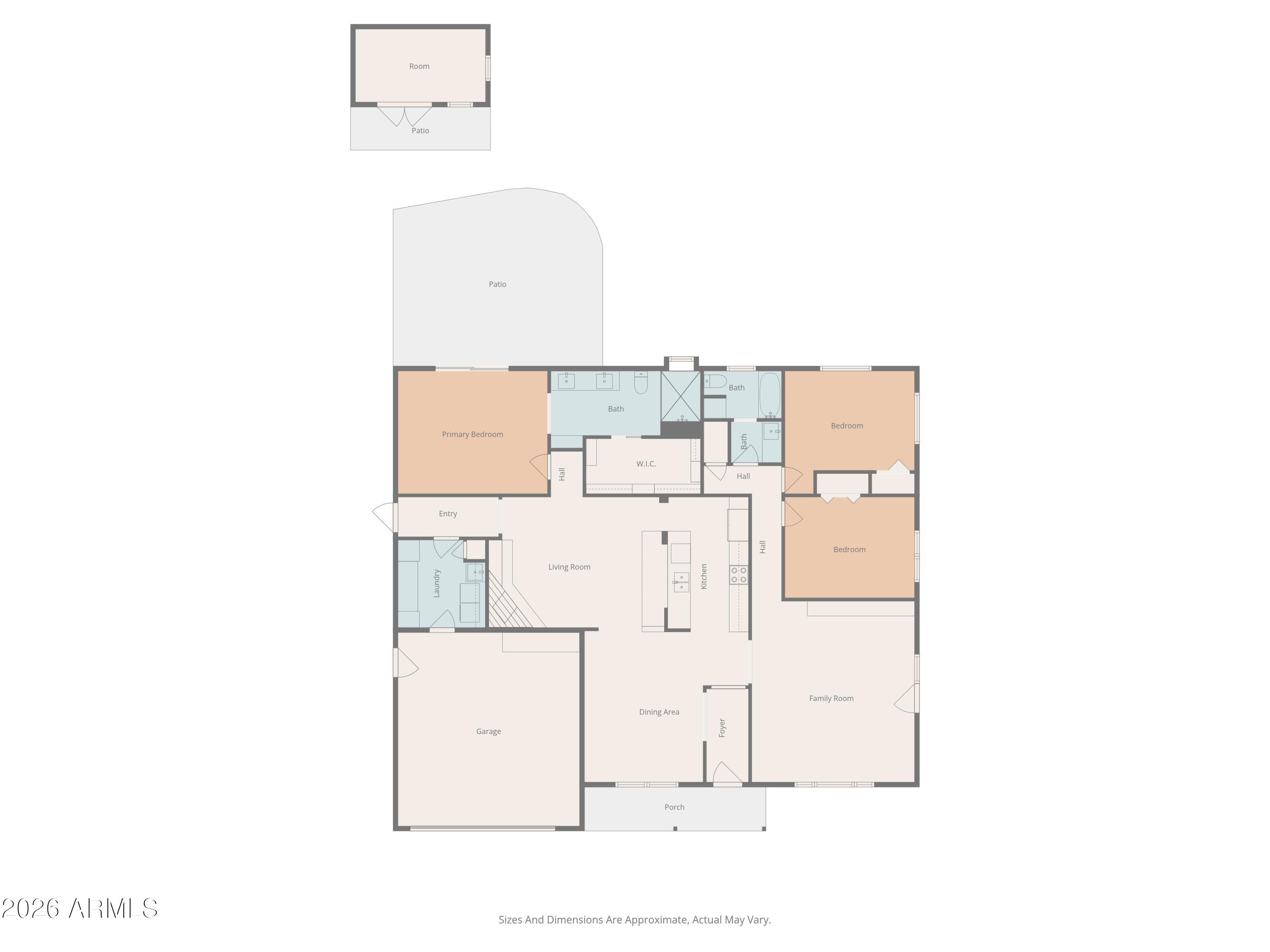 4501 North 30th Place Phoenix, AZ 85016 - Photo 55 of 55 Floor Plan
