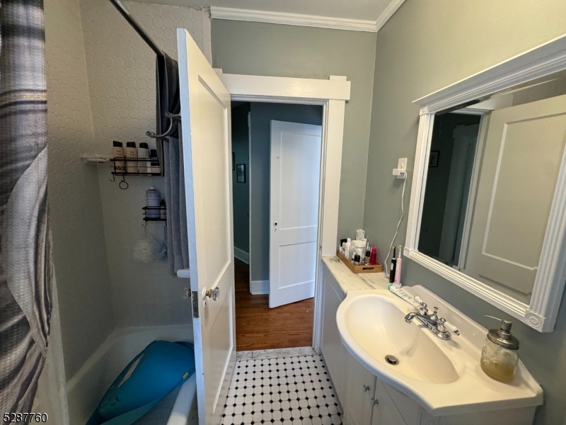 226 Park Street, Unit 2 Montclair, NJ 07042 - Photo 14 of 24 a bathroom with a sink a toilet and shower