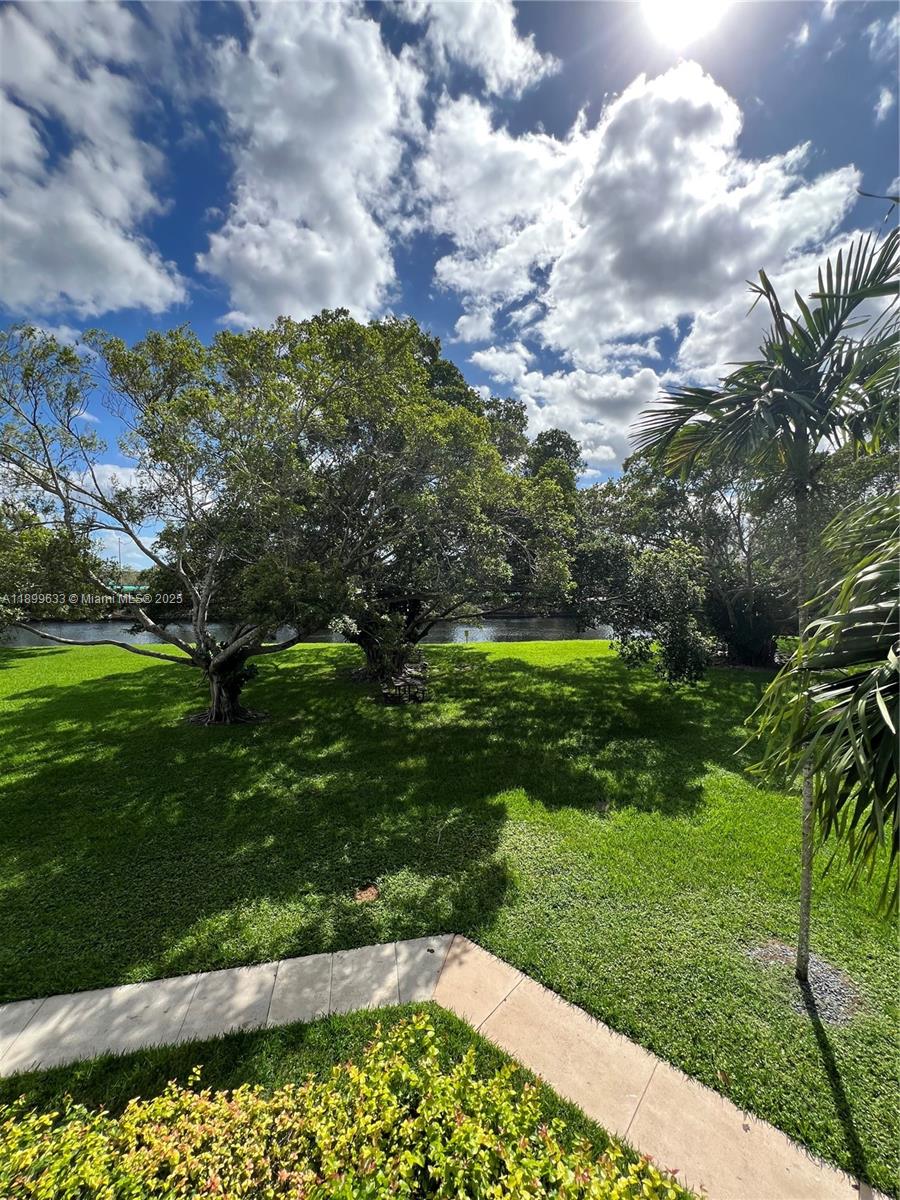 8335 Southwest 72nd Avenue, Unit 212D Miami, FL 33143 - Photo 30 of 31 a view of a garden with an outdoor space