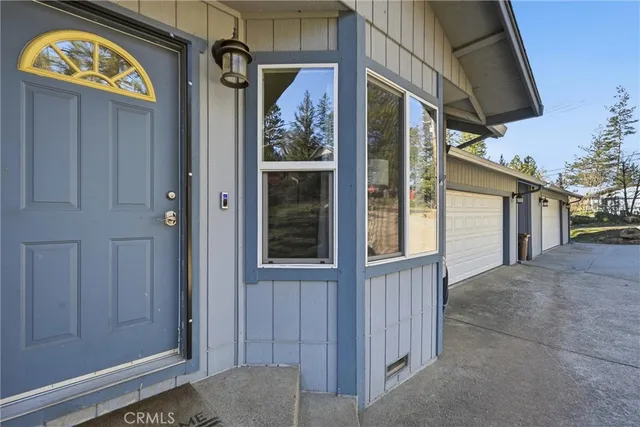 a view of front door