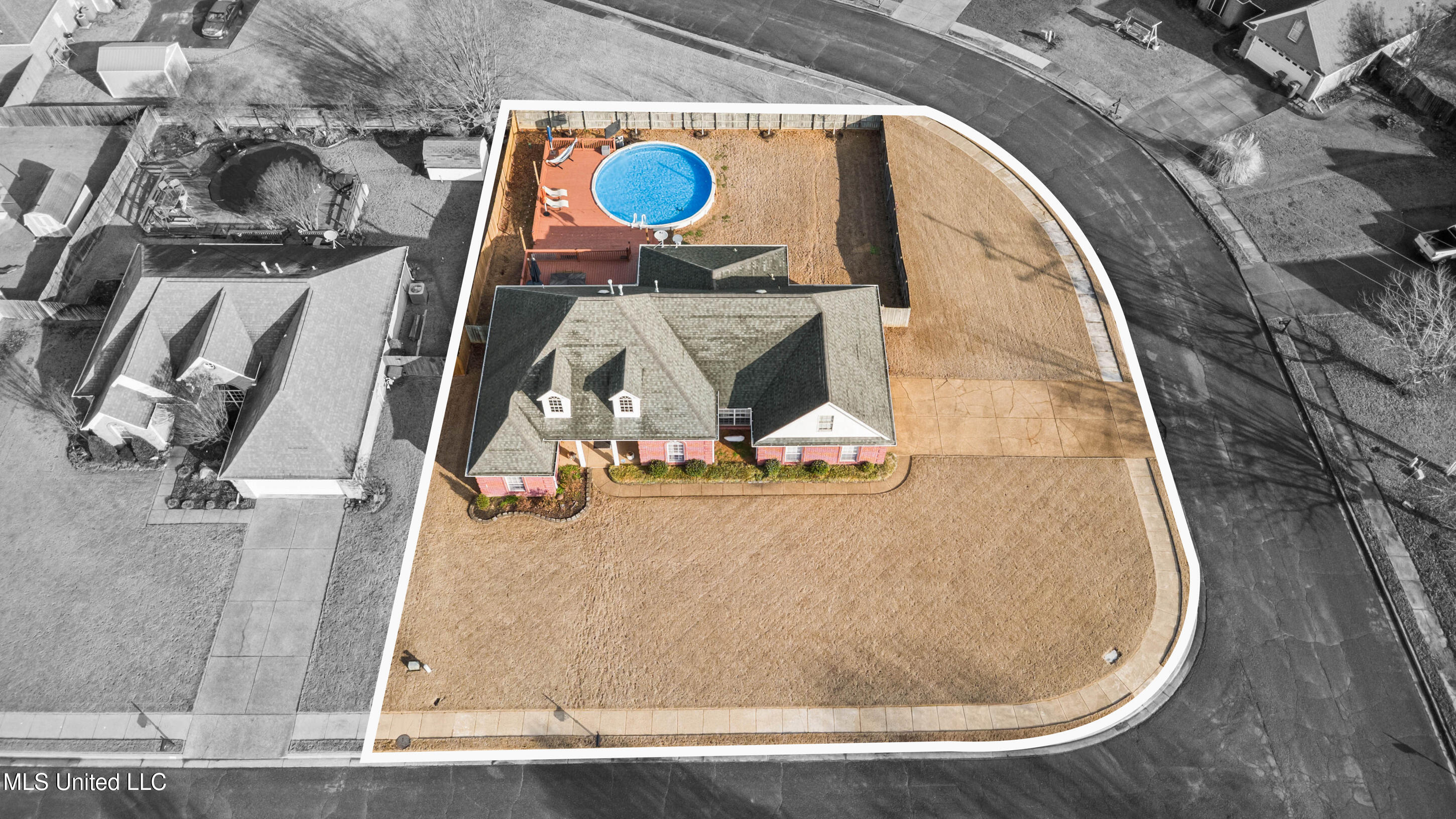 208 Elkwood Lane Hernando, MS 38632 - Photo 35 of 37 35_dji_0003_print lot lines