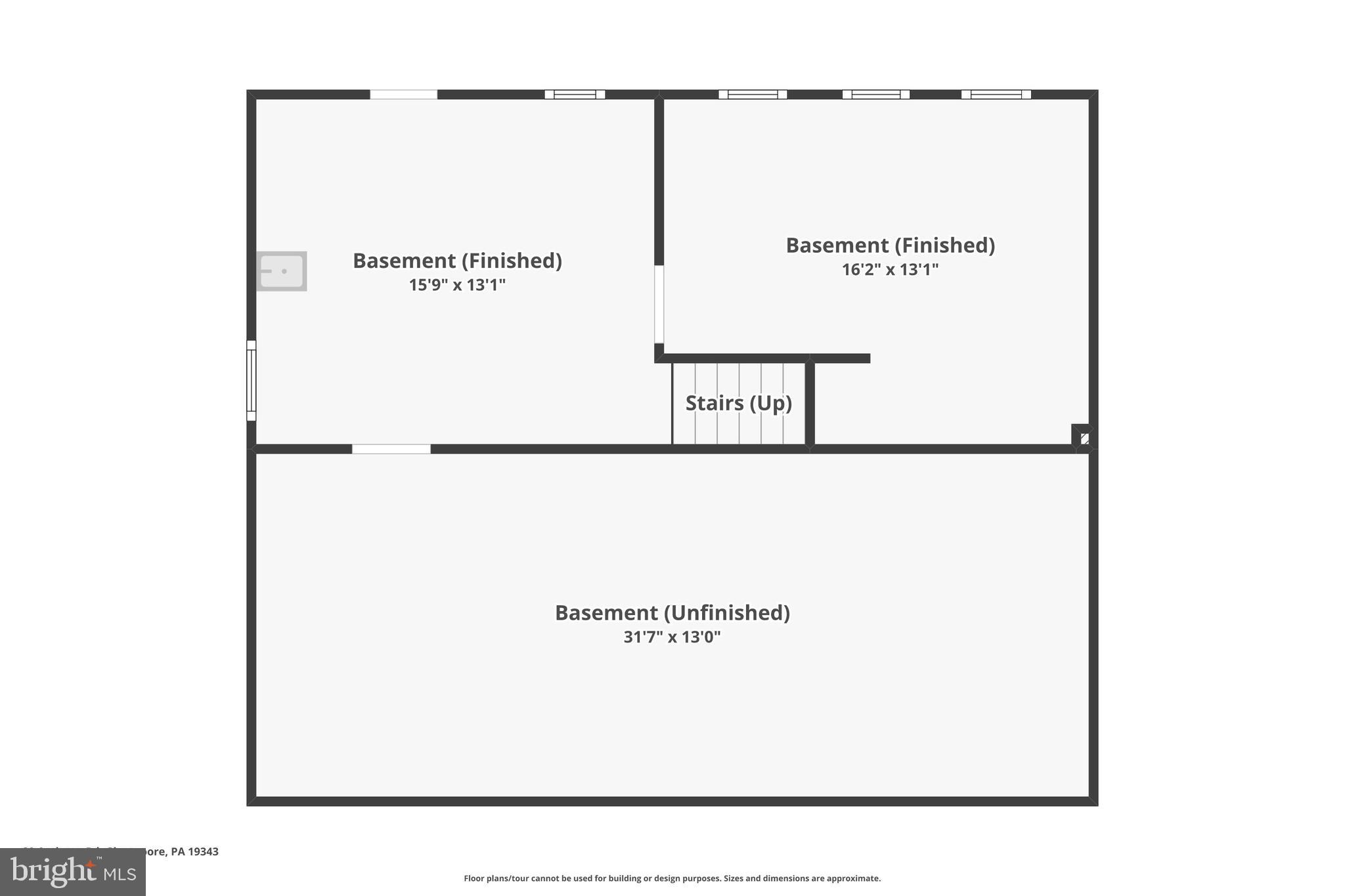 20 Andover Road Glenmoore, PA 19343 - Photo 30 of 30 Basement Floor Plan