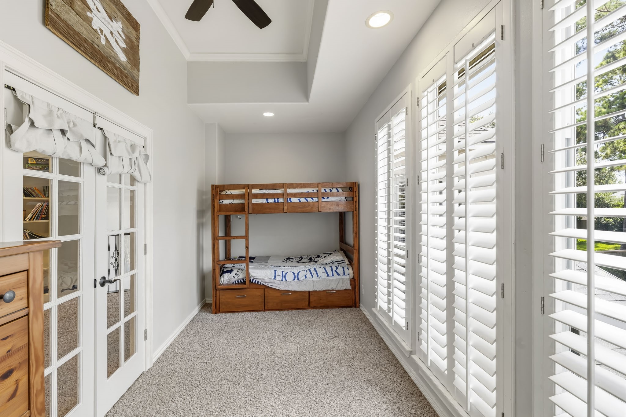 3630 Orca Court Spring, TX 77388 - Photo 45 of 50 Versatile flex space converted into a cozy bunk room, perfect for guests or family.