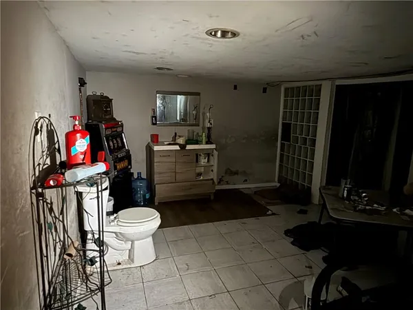 a room with furniture and equipment
