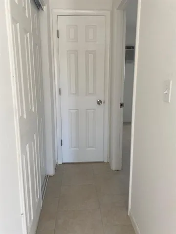 a view of front door