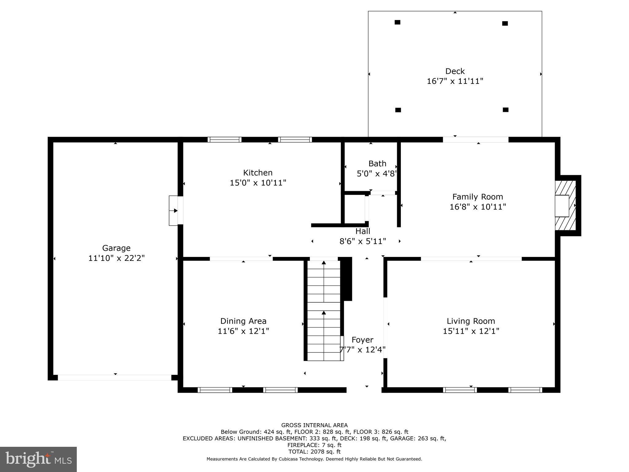 7638 Trail Run Road Falls Church, VA 22042 - Photo 40 of 43 Main Level Floor Plan