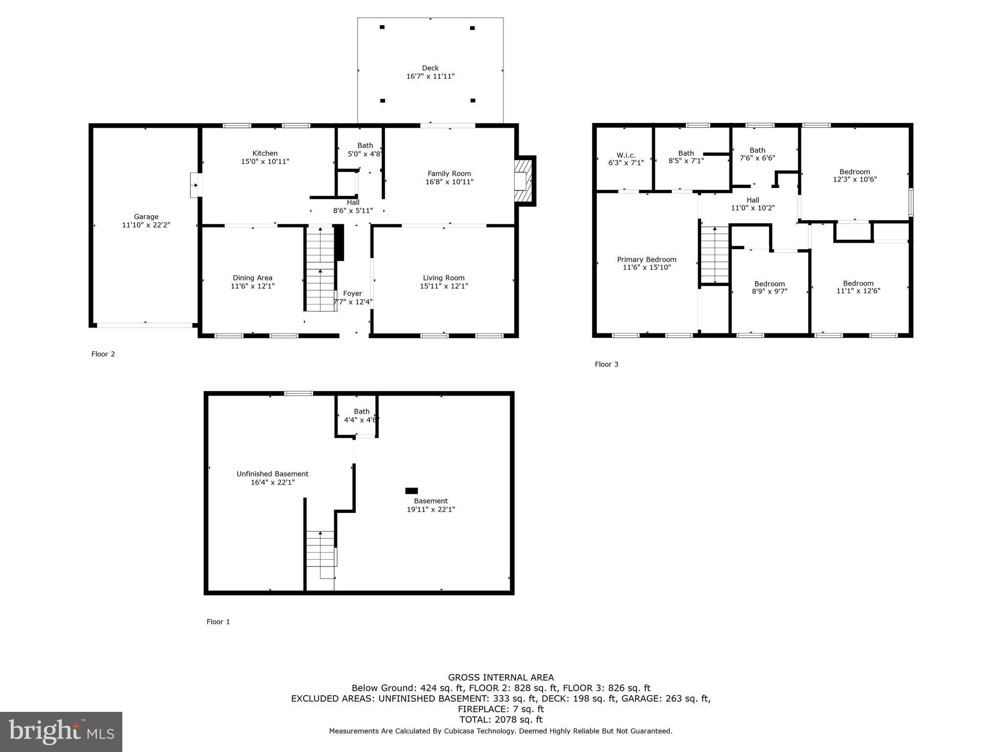 7638 Trail Run Road Falls Church, VA 22042 - Photo 43 of 43 Floor Plan