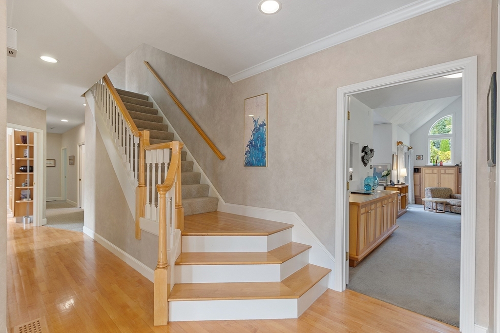 4 Hazelwood Circle Andover, MA 01810 - Photo 28 of 42 a view of entryway and hall with wooden floor
