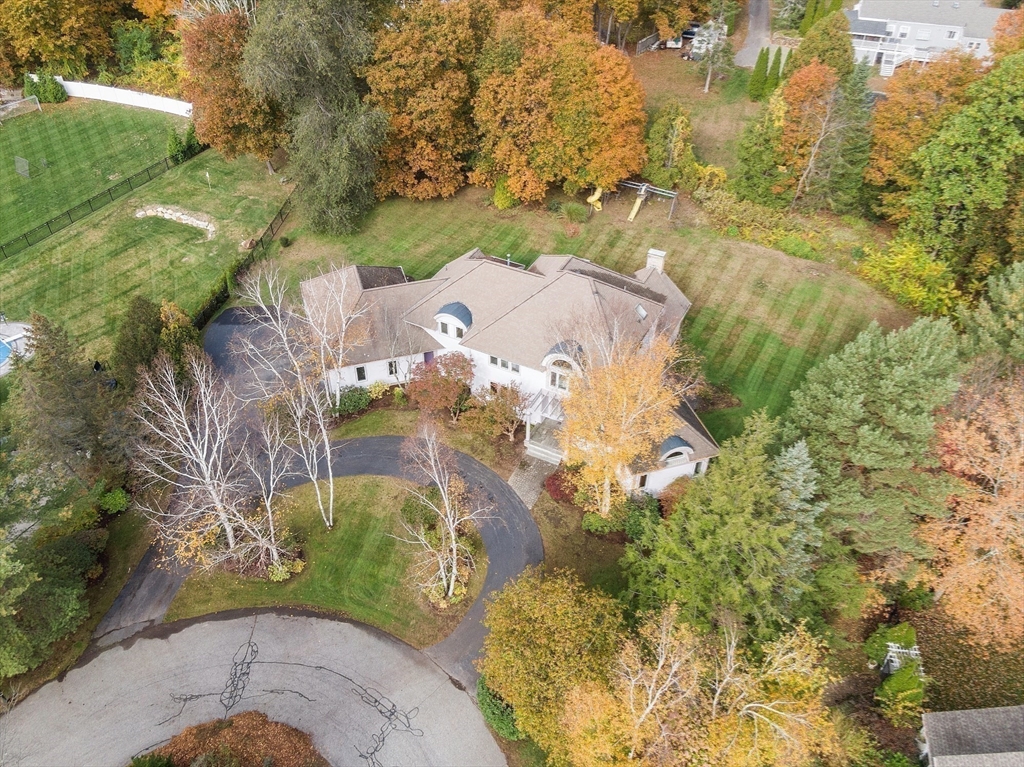 4 Hazelwood Circle Andover, MA 01810 - Photo 42 of 42 an aerial view of a house with a yard