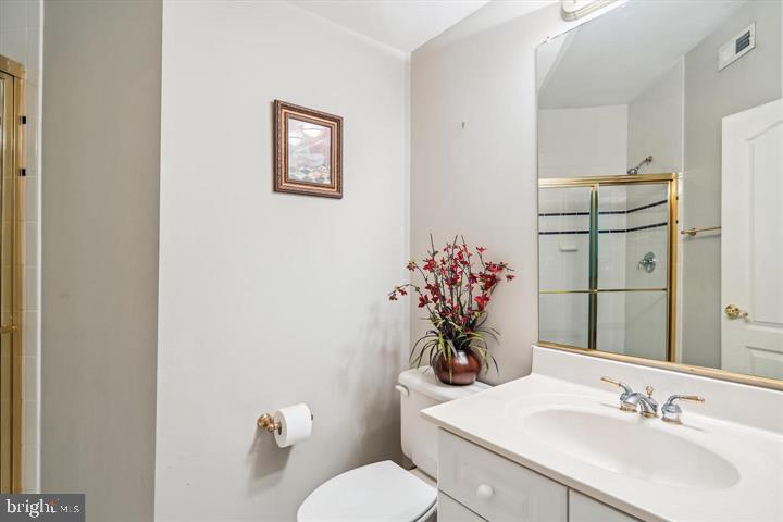 20366 Fallsway Terrace Sterling, VA 20165 - Photo 28 of 45 a bathroom with a sink mirror and toilet