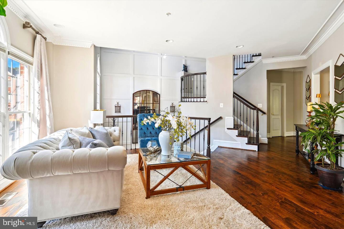 20366 Fallsway Terrace Sterling, VA 20165 - Photo 10 of 45 a living room with furniture and wooden floor