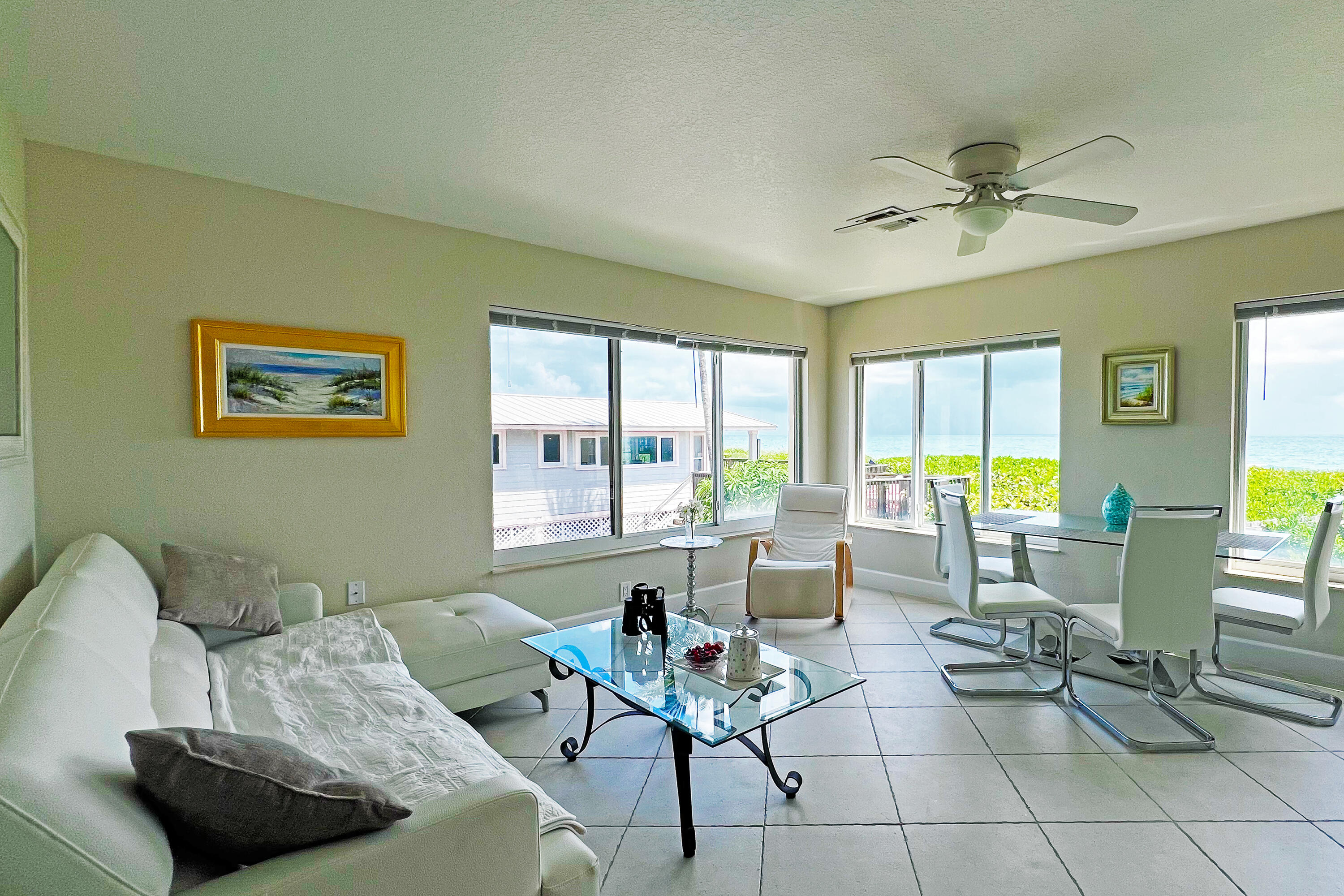 3541 Northeast Ocean Boulevard, Unit 4 Jensen Beach, FL 34957 - Photo 14 of 34 Living Room Facing North 1