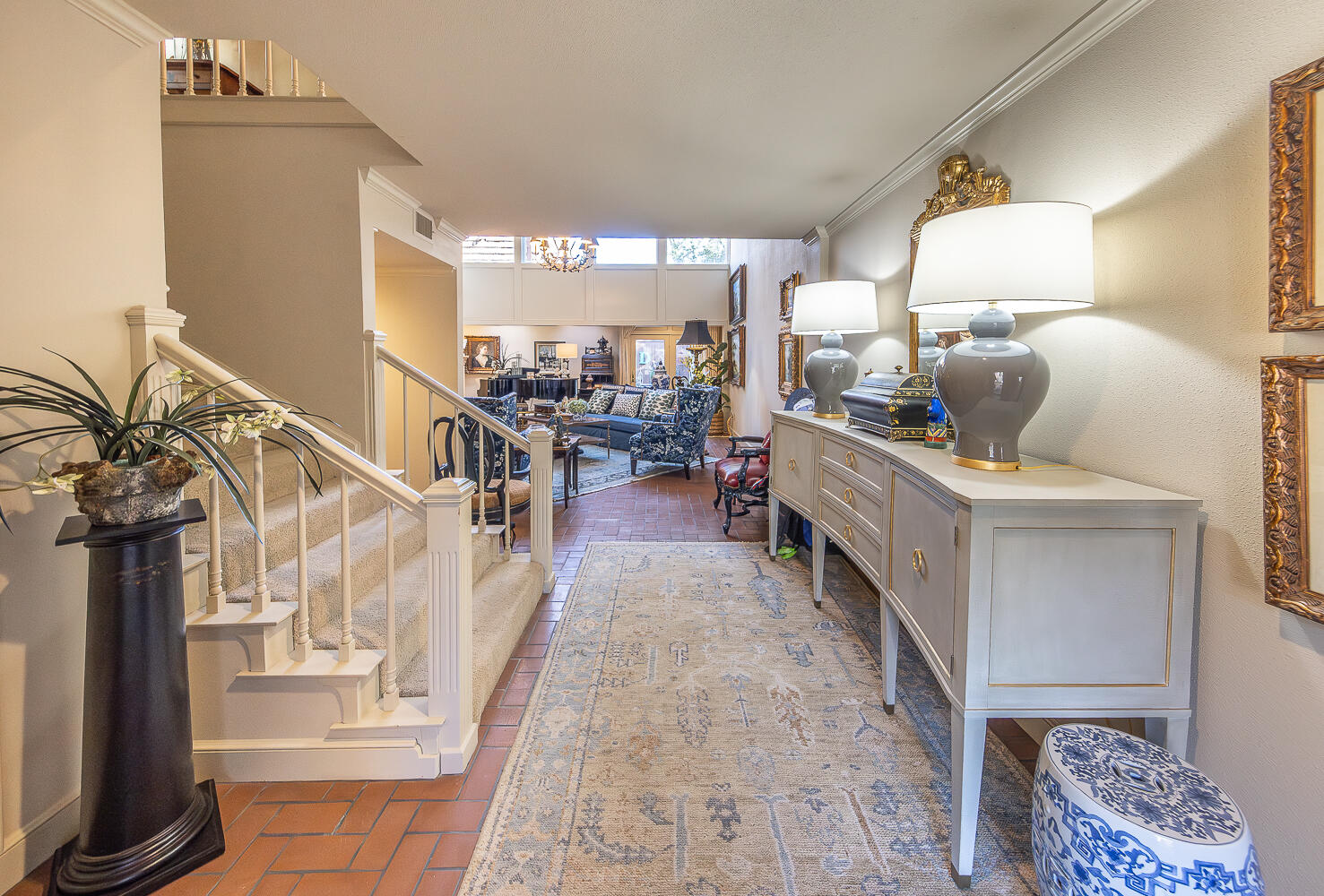 2302 Slide Road, Unit 25 Lubbock, TX 79407 - Photo 17 of 40 a living room with furniture and a fireplace