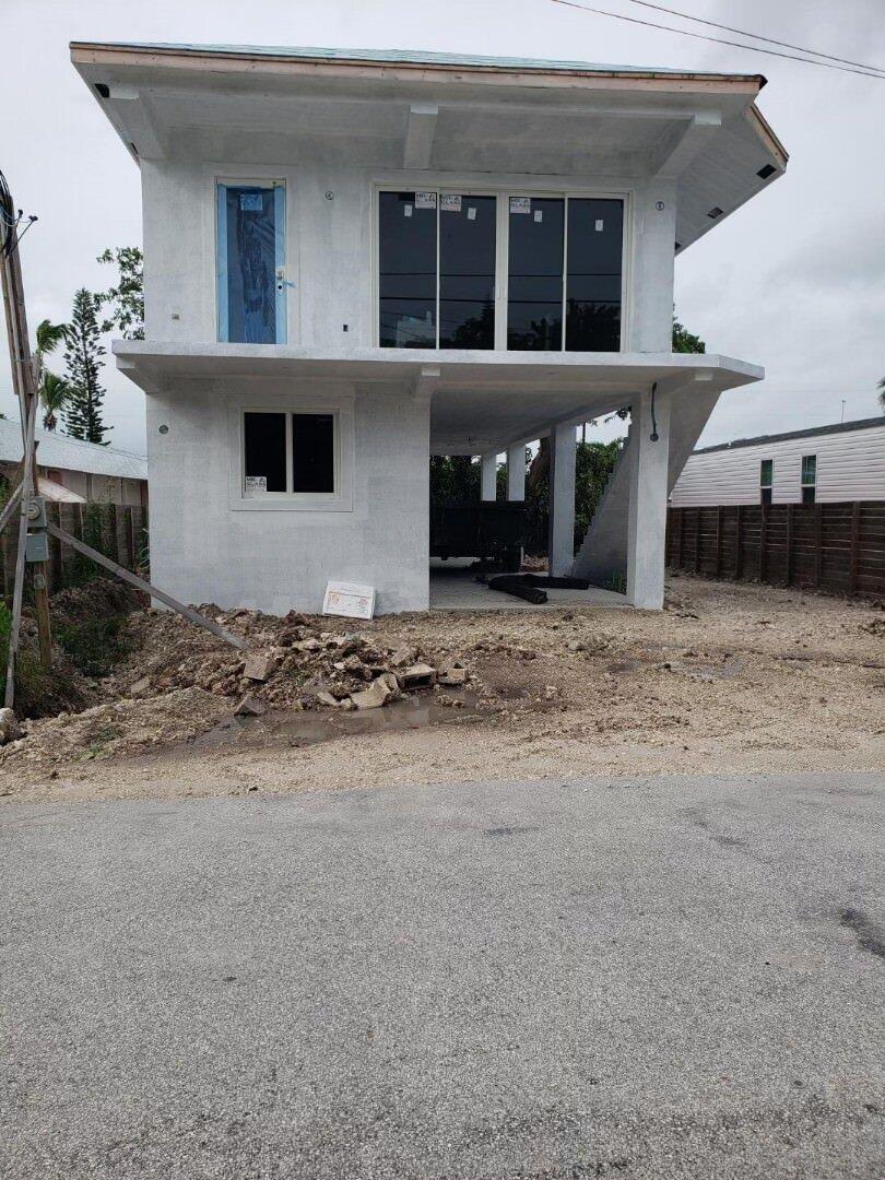 a view of a house with a patio