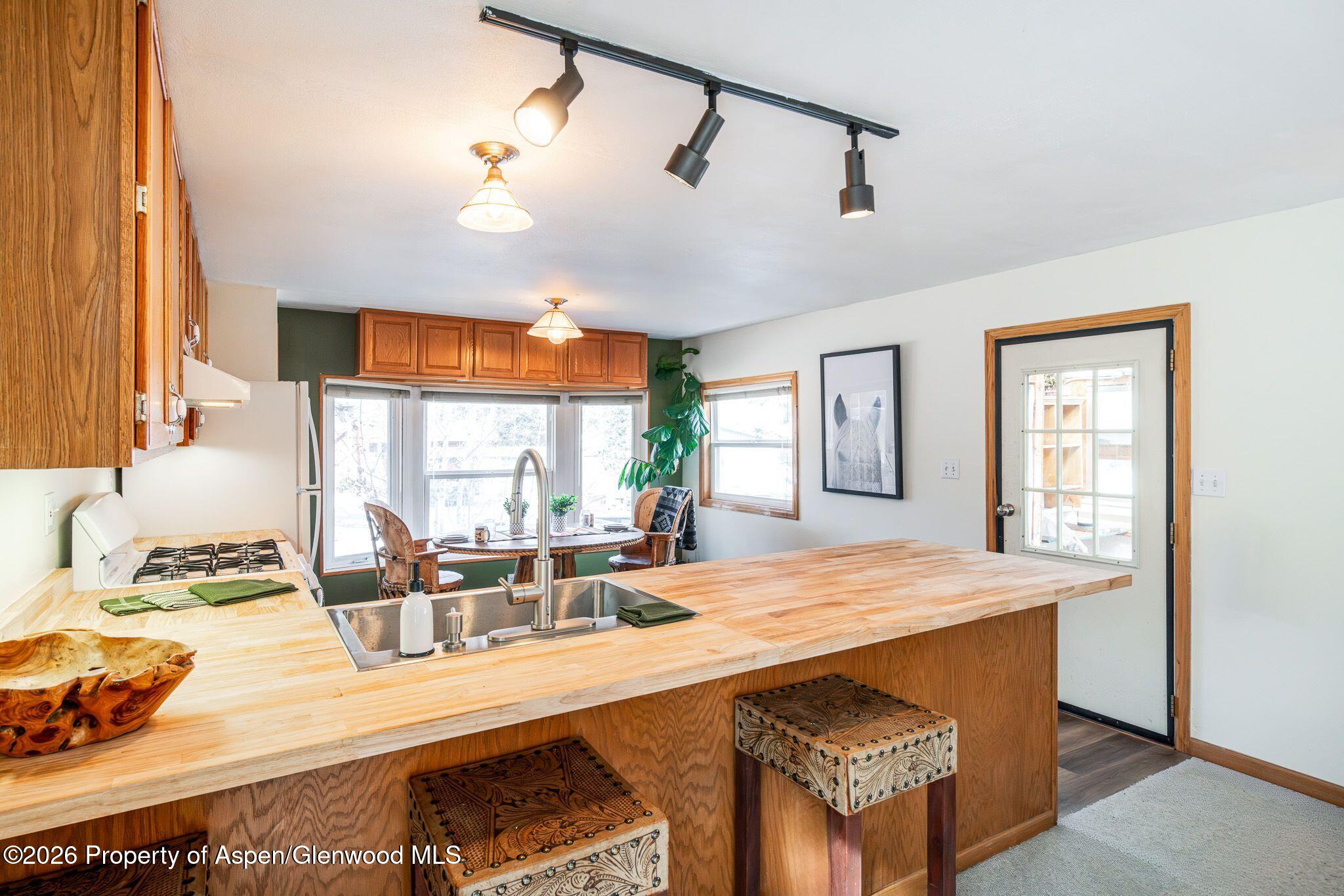 137 Ridge Trail Aspen, CO 81611 - Photo 9 of 29 Kitchen with Breakfast Bar