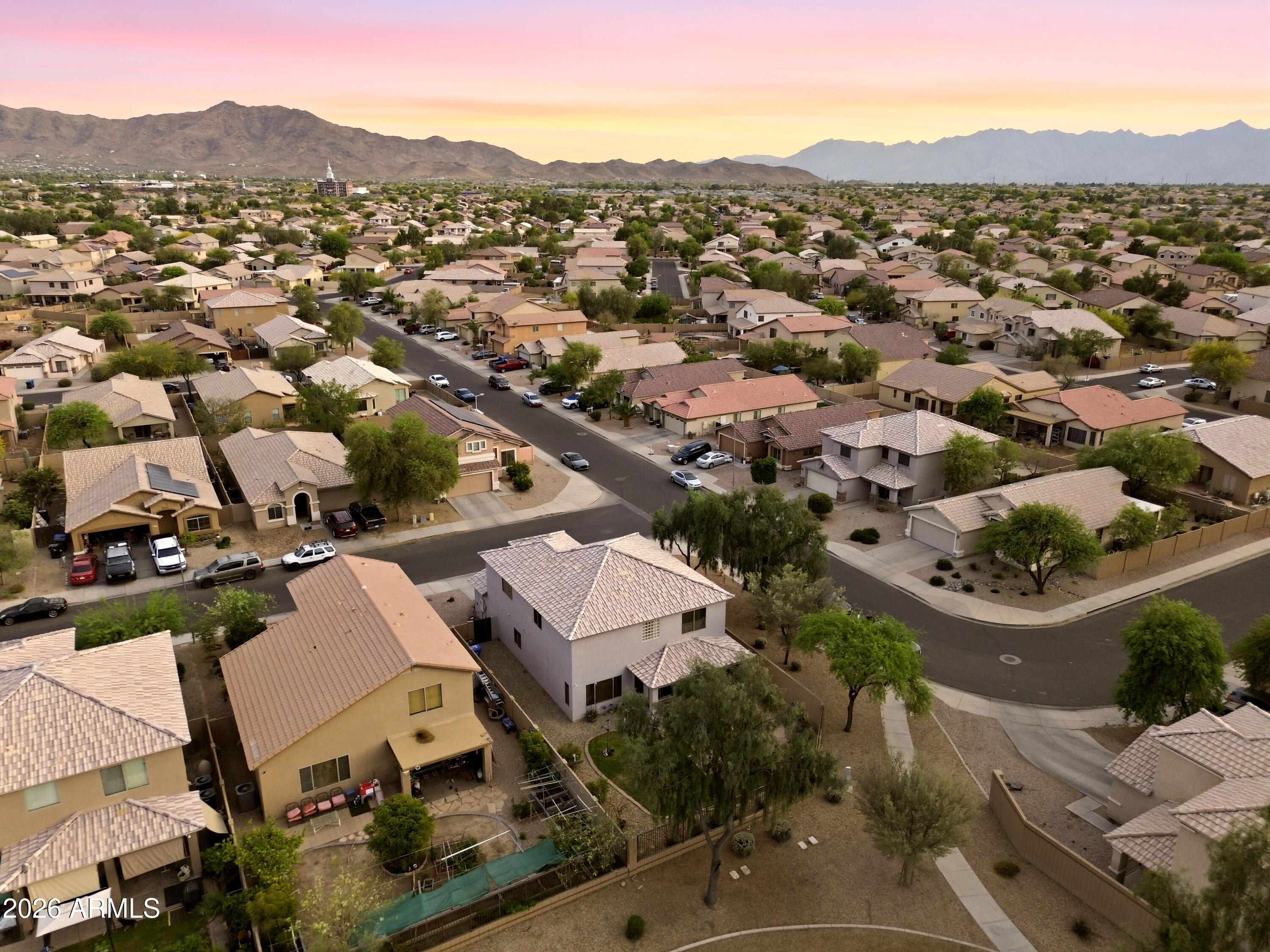 4372 West Alta Vista Road Laveen, AZ 85339 - Photo 11 of 47 an aerial view of residential houses with outdoor space