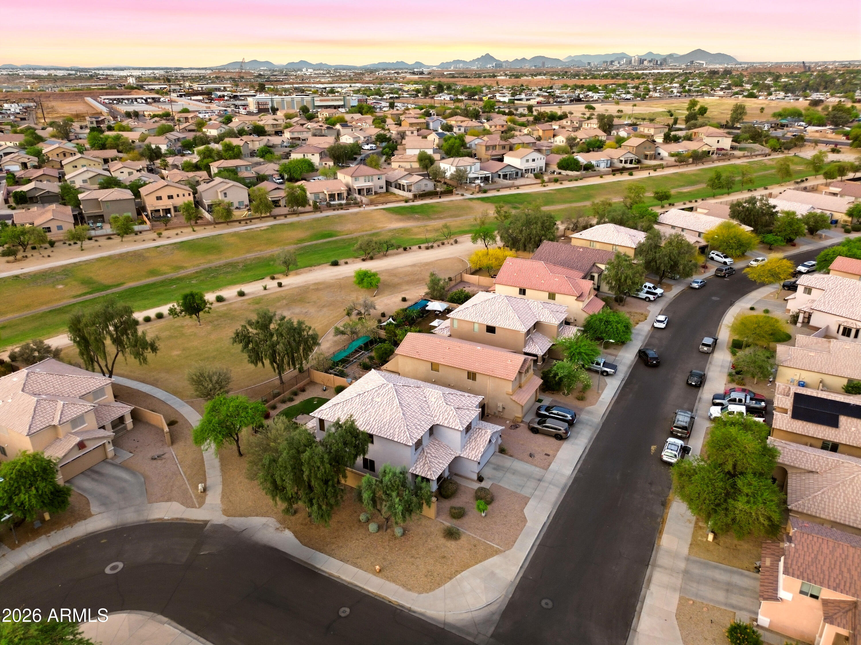 4372 West Alta Vista Road Laveen, AZ 85339 - Photo 12 of 47 an aerial view of lake residential house with outdoor space